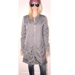 Lovello Elizabeth Streetwear Designer Jacket Gray Longer length Small